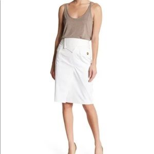 Badgley Mischka Foldover Waist Pencil Skirt Size: 6